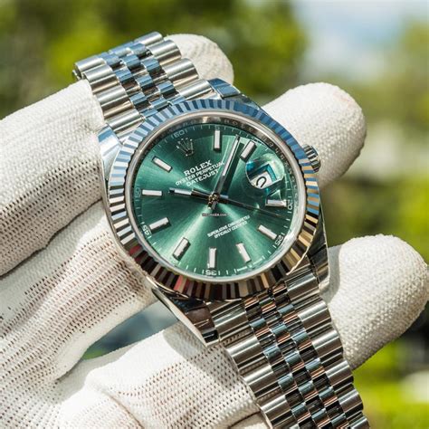 datejust rolex mint green|Rolex Datejust 41 oyster steel.